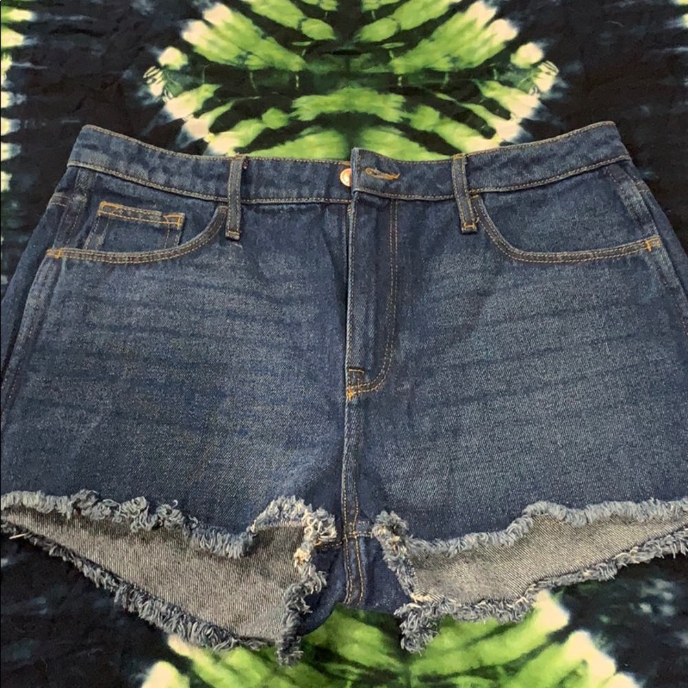 High waisted Jean shorts